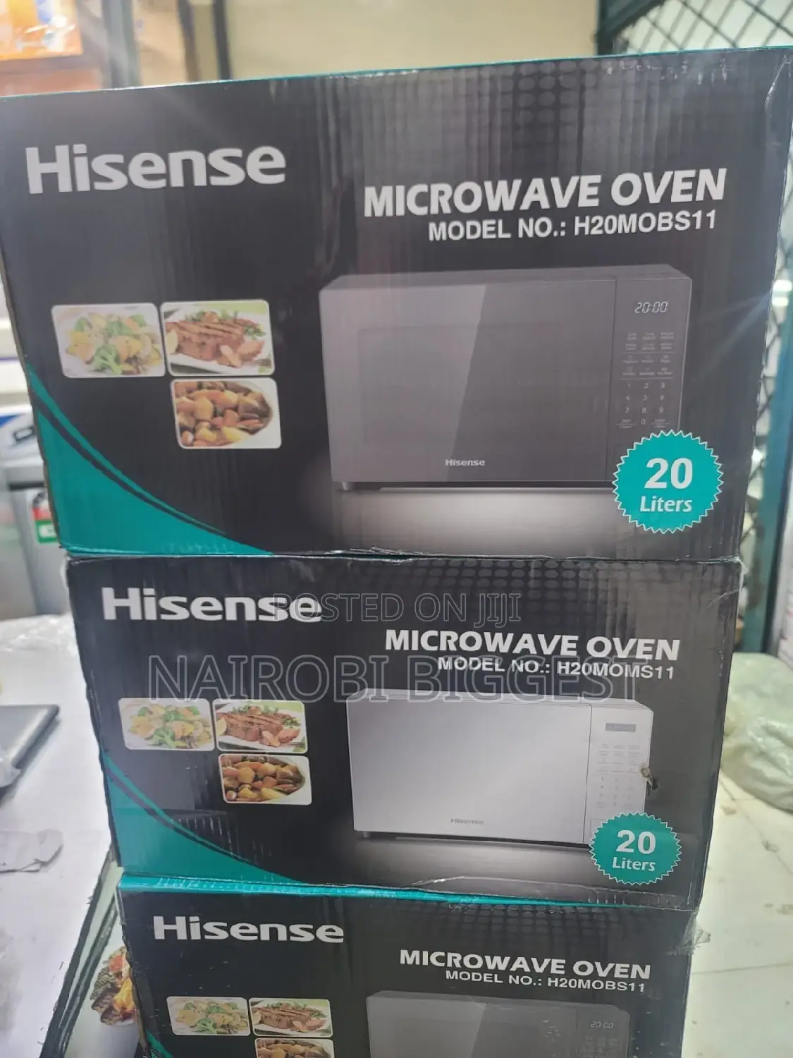 High Quality New Black And Silver Hisense Digital Microwave