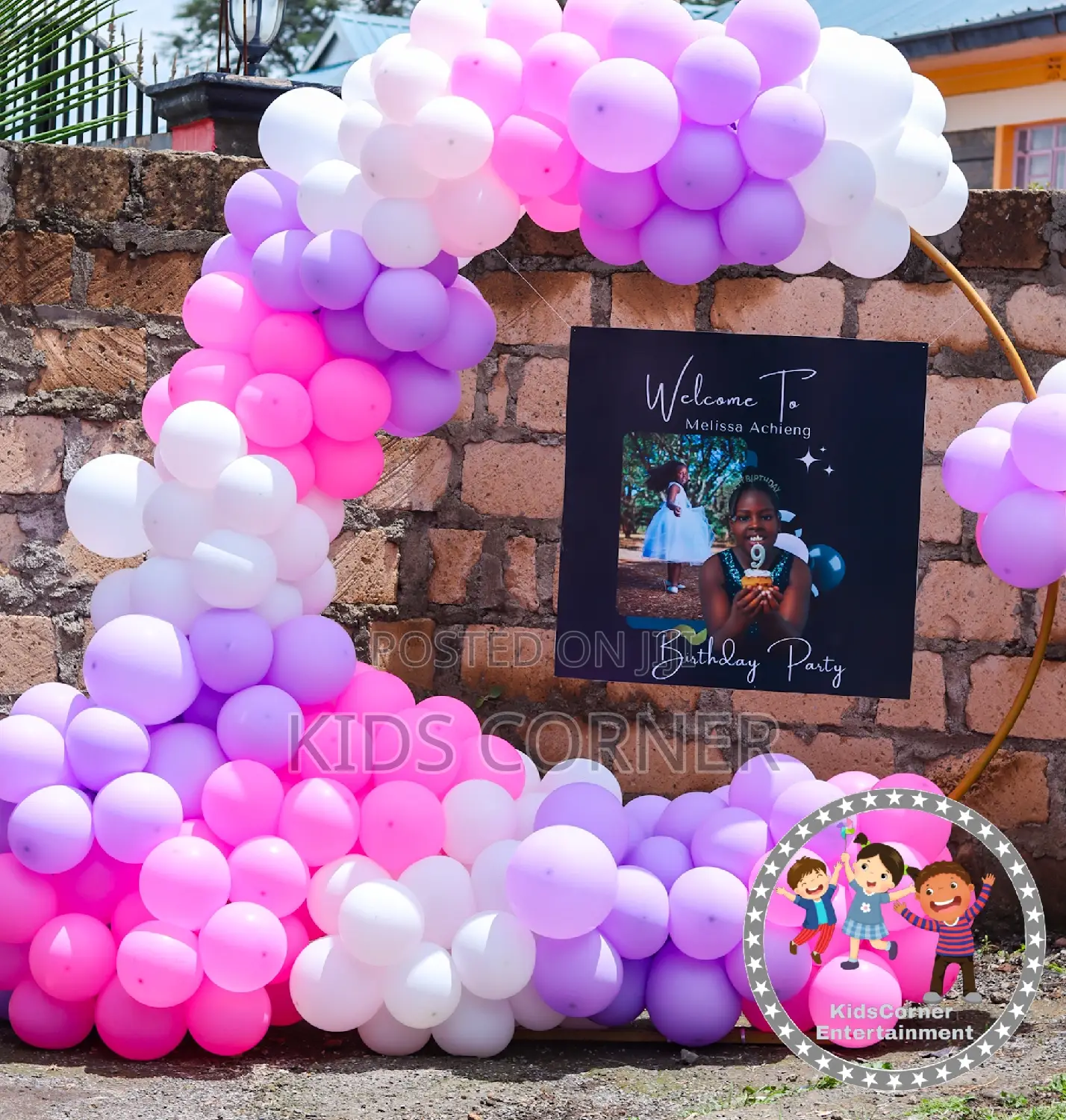 Birthday Backdop Decorations