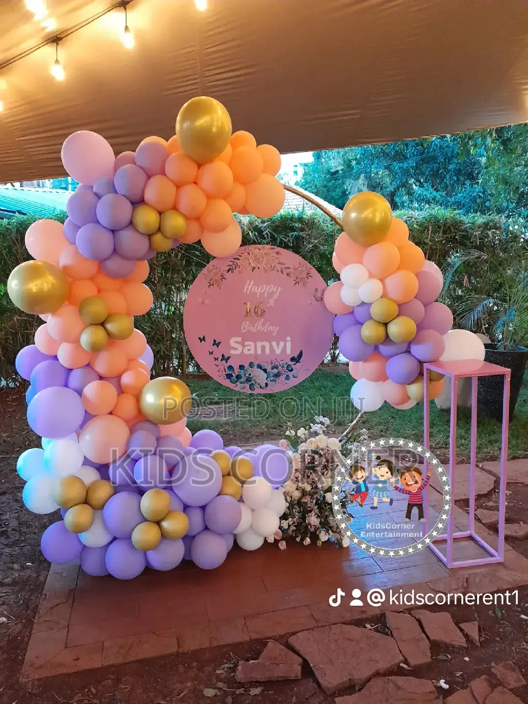 Birthday Backdop Decorations