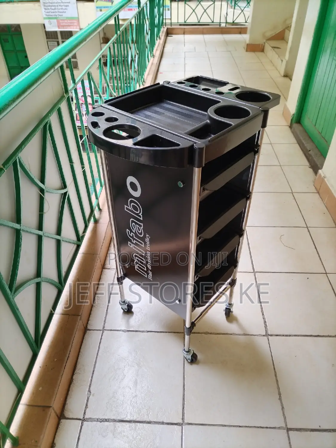 Movable Salon/Barber Trolley