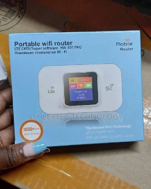 5G Portable Pocket Wifi Hotspot Mifi Generation 5 HW807 Pro