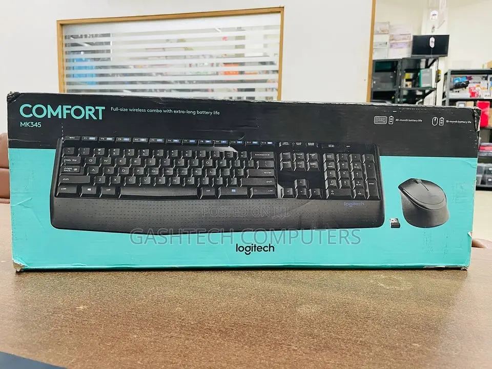 ##Logitech Wireless Keyboard and Mouse Mk345 - 920-006489