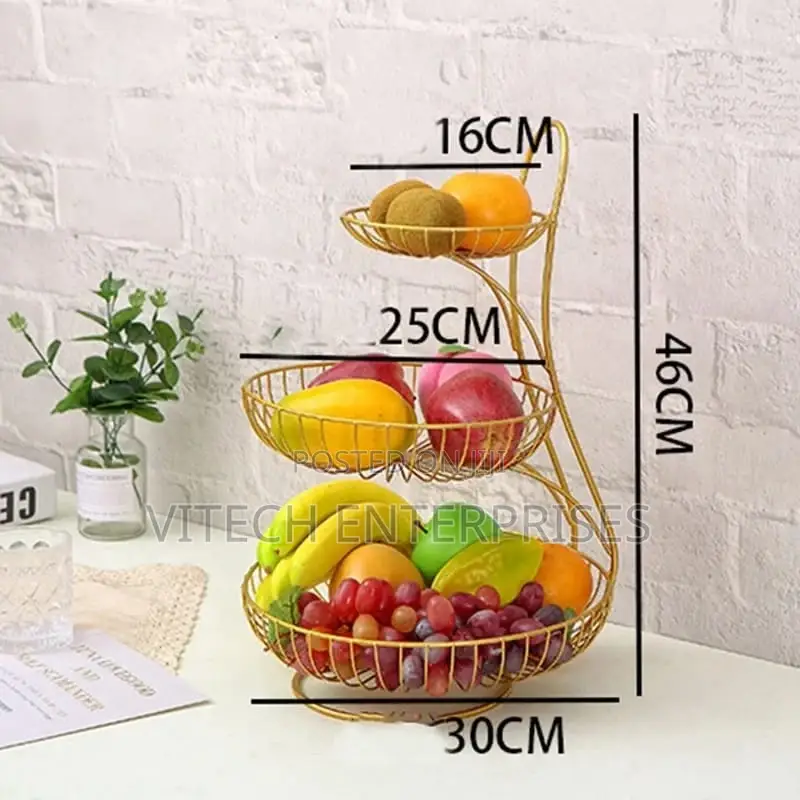 3 Tier Metallic Rack