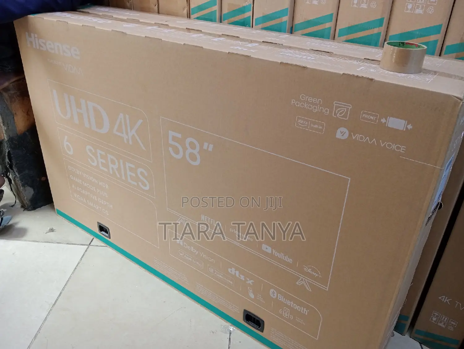 Hisense 58 Inches Smart Uhd Frameless Vidaa Tv