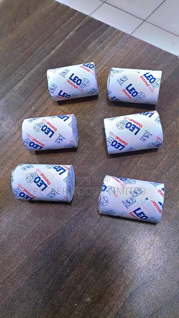 6pieces of Leo Thermal Rolls Wrapped 57mm by 40 Mm