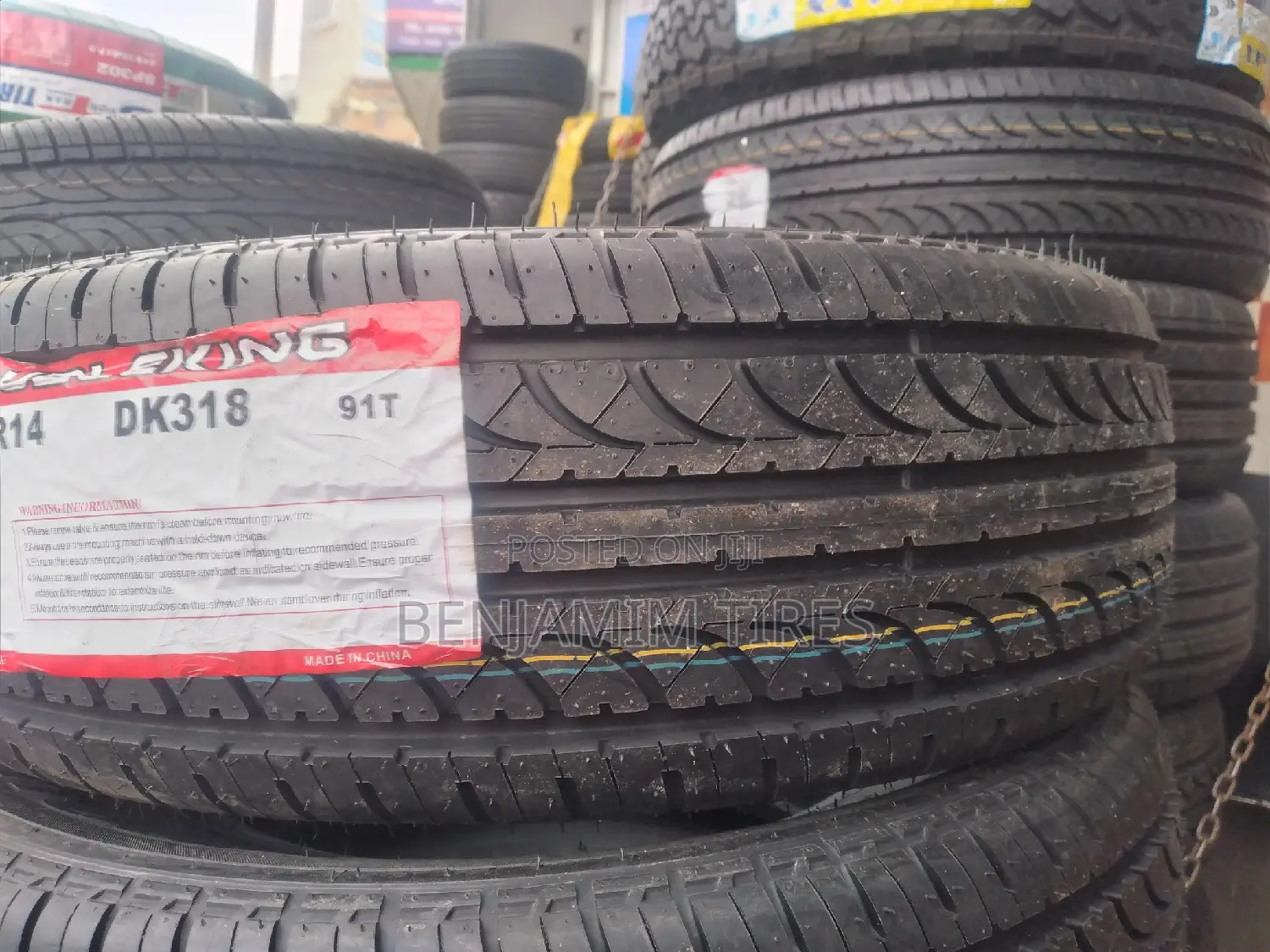 Double King Tyres Sizes 195/70r14 Radial Tubeles.