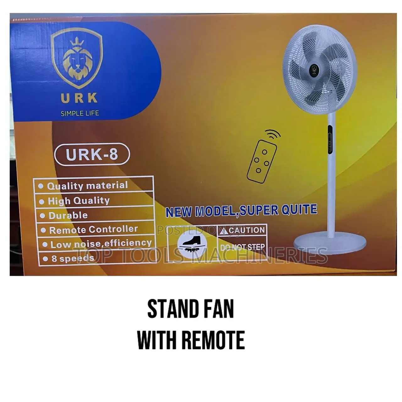 Standing Fan With Remote