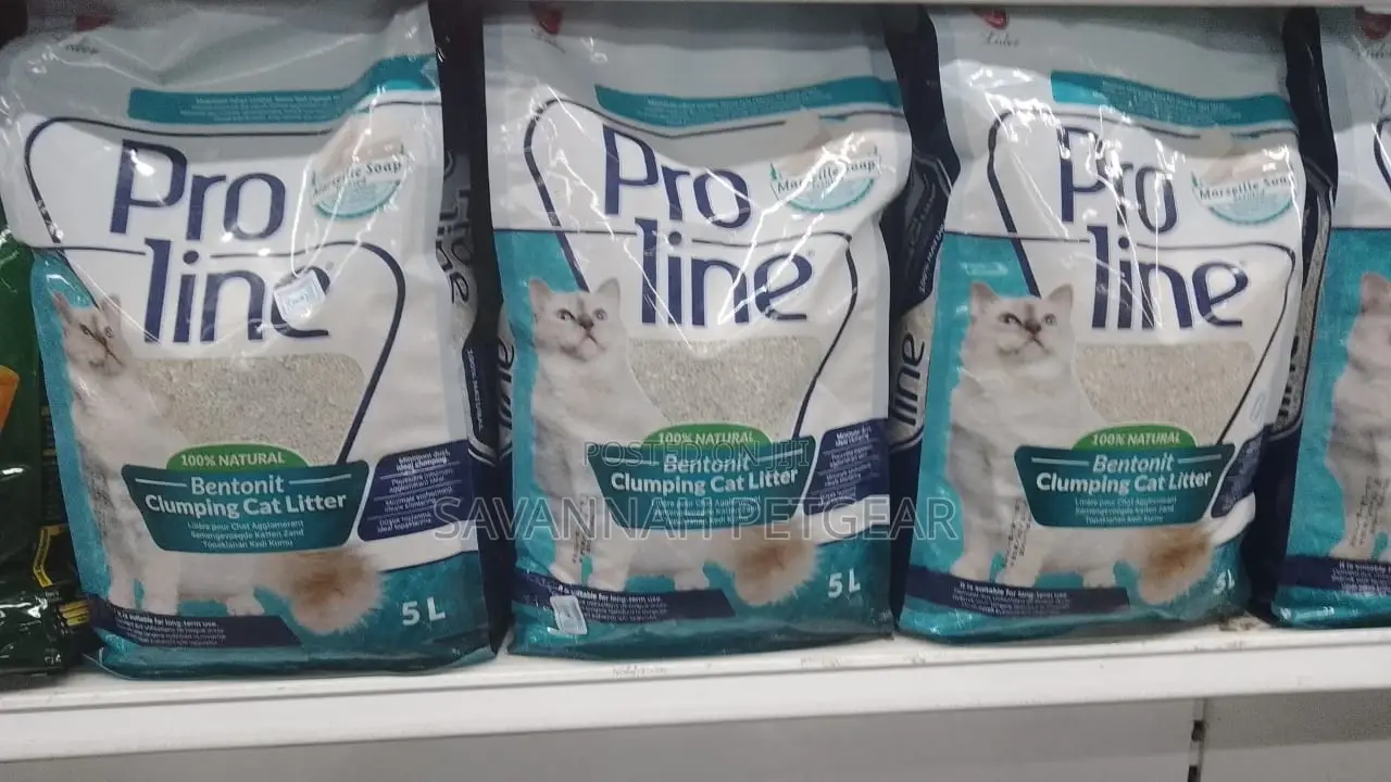 Proline Bentonite Clumping Cat Litter –Odourless (Unscented)