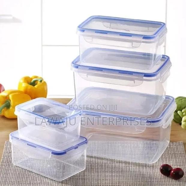 Clear Plastic Airtight Food Containers - main view