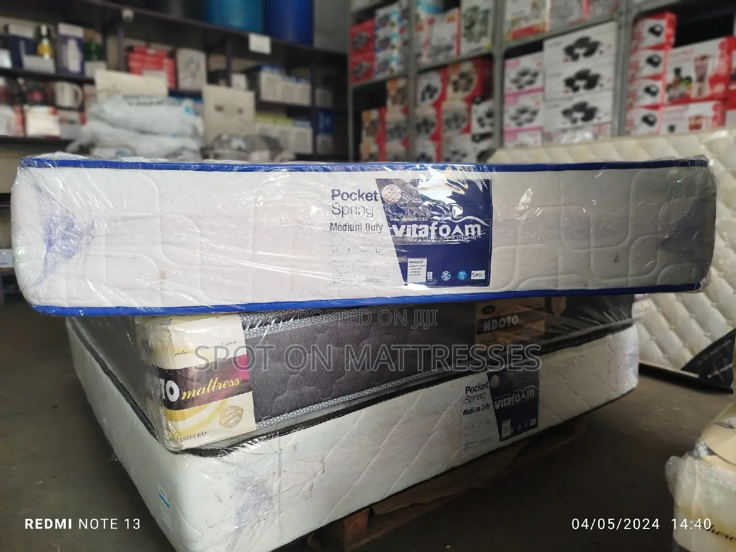 5by6 10inch Vitafoam Pocket Spring Mattresses