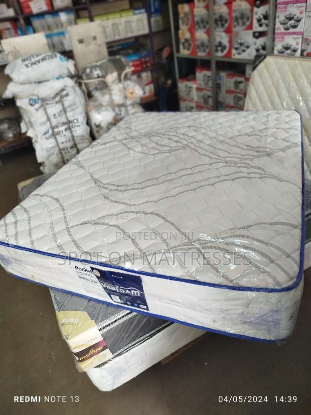 5by6 10inch Pocket Spring Mattresses - thumbnail 3