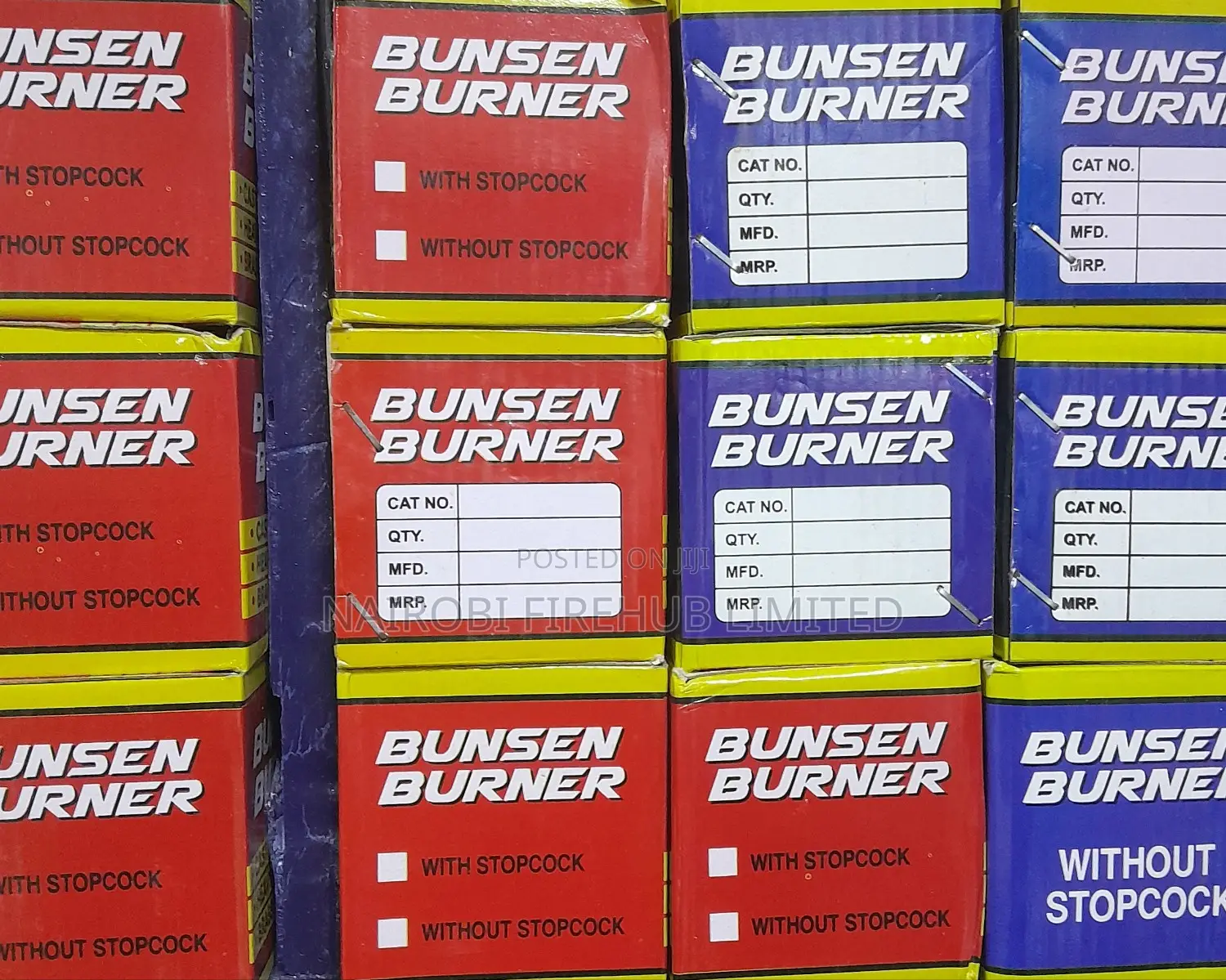 School Laboratory Bunsen Burners