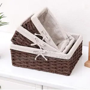 Brown Wooven Storage Basket