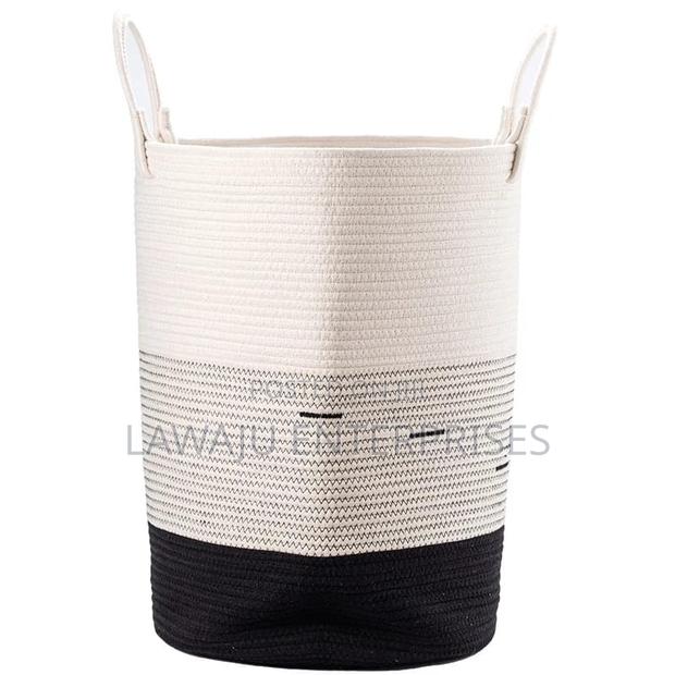 Decorative Wooven Basket With Handles
