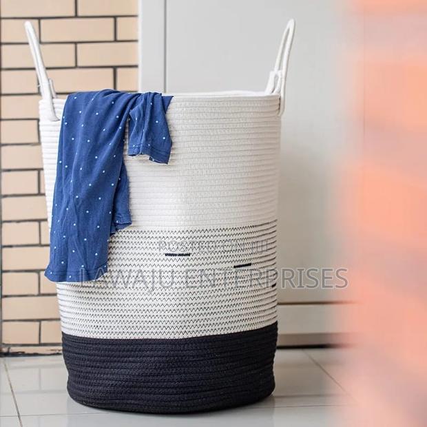 Large Cotton Rope Laundry Basket