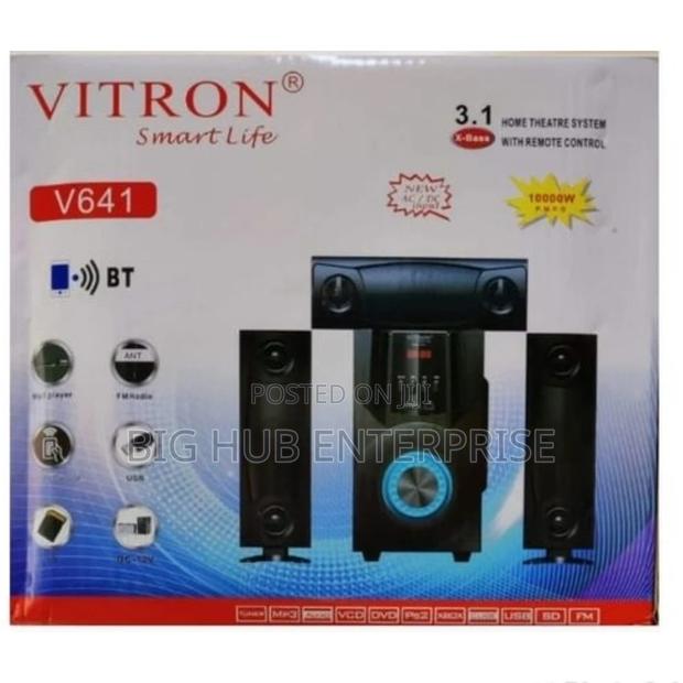 Vitron 3.1ch10000watts Ac/Dc Fm/Bt/Usb Sub Woofer