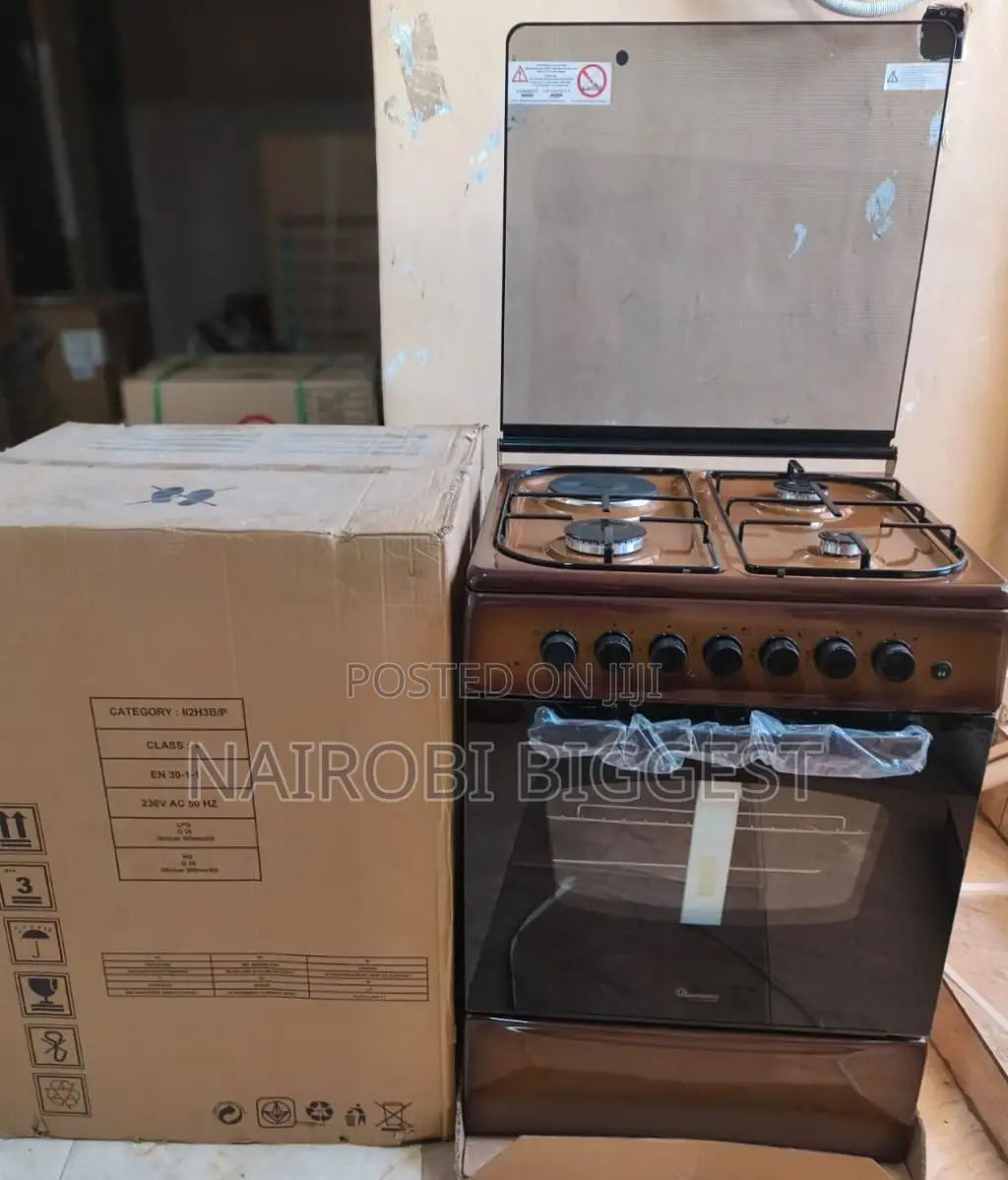 Classic Ramtons Rf/405 - 3g+1e 60x60 Cooker - Brown