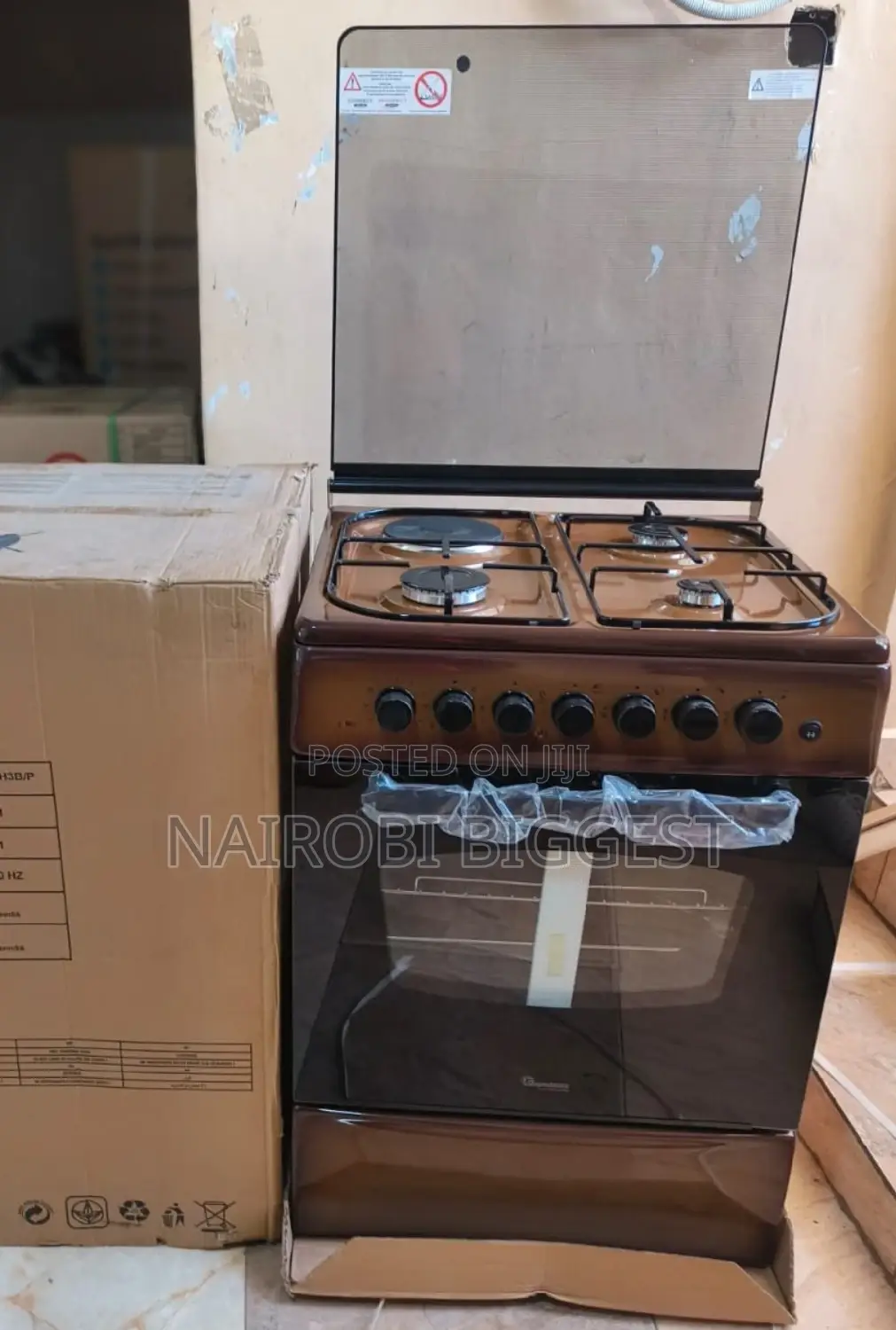 Ramtons Rf/405 - 3g+1e 60x60 Cooker - Brown