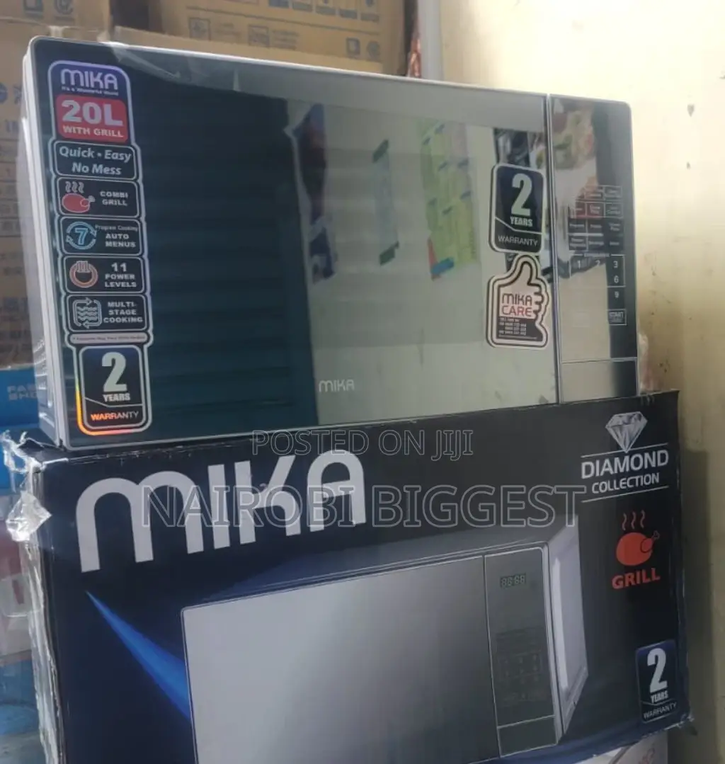 Mika Microwave Oven Grill 20 Litres With Grill Silver