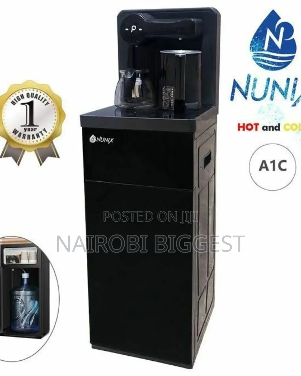 Quality Nunix A1C Bottom Load Hot and Cold Water Dispenser