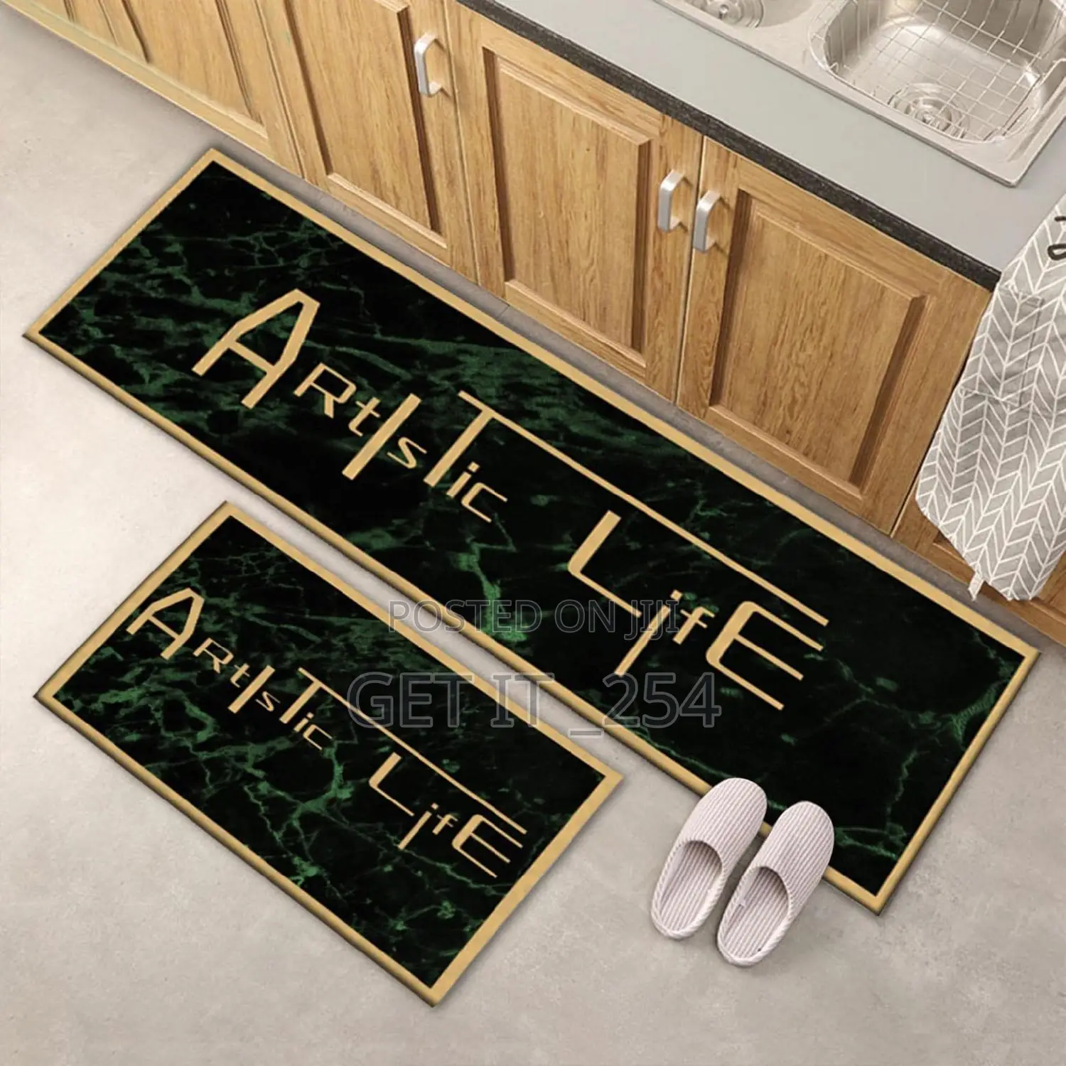 *Kitchen Mats Now Available*. 
Rubber Bottom, 
