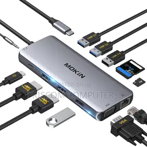 Type C to HDMI 12 in 1 USB Hub Docking Station