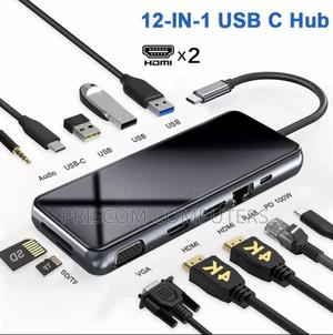 Type C to HDMI 12 in 1 USB Hub Docking Station - main view