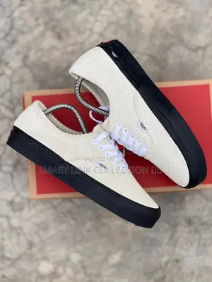 White Corduroy Vans