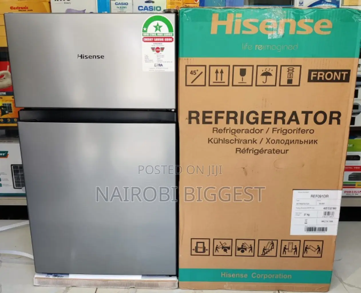 Hisense 91litre Double Door Refrigerator