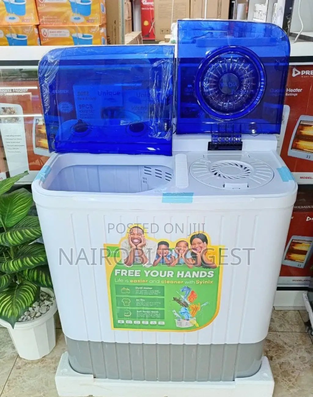 Syinix 10kgs Top Load Washing Machine