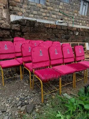 Maroon Red Church Chairs 