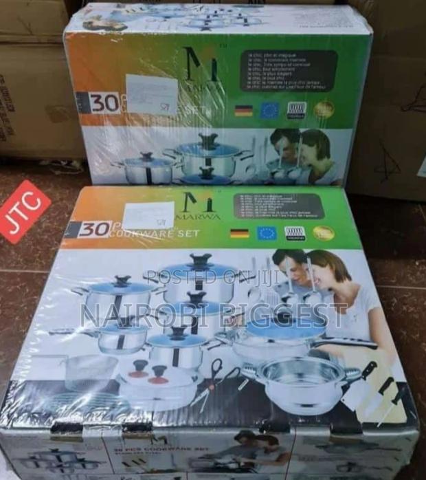 Marwa 30 Pieces Stainless Steel Cookware