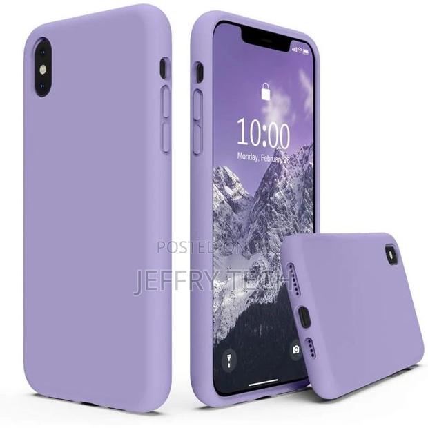 For Apple iPhone XS MAX (6.5 INCH) Real Silicone Case With I