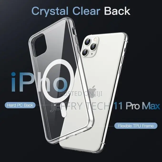 LIRAMARK Back Cover for Apple iPhone 11 Pro (Transparent, S