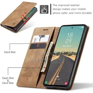 Flip Cover for Samsung Galaxy A05|Vegan PU Leather |Foldabl