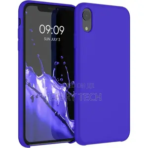 Apple iPhone XR (6.1 INCH) Real Silicone Case With Inside Mi