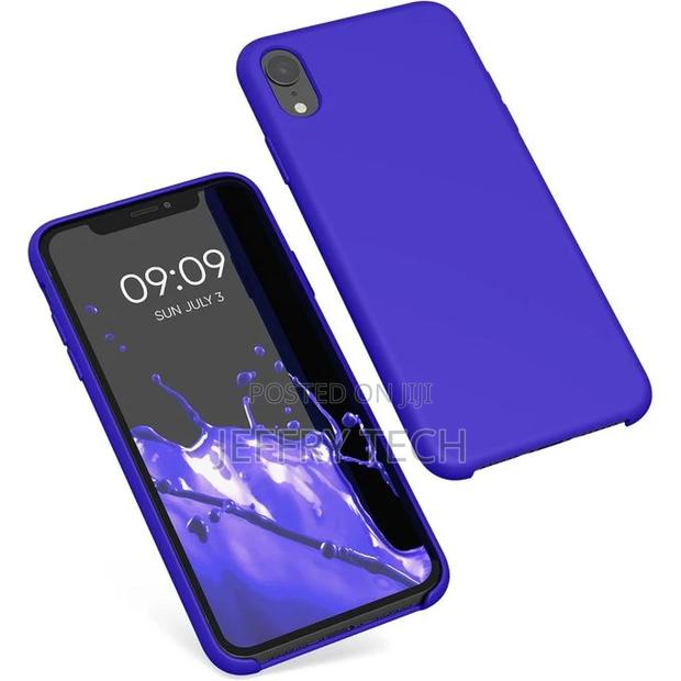 Apple iPhone XR (6.1 INCH) Real Silicone Case With Inside Mi - thumbnail 3