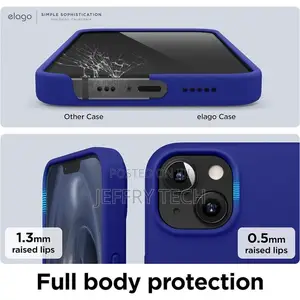 Coverskart Liquid Silicone Back Cover for Apple iPhone 13