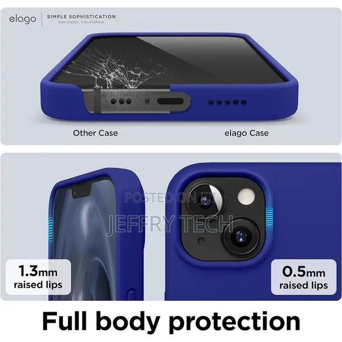Coverskart Liquid Silicone Back Cover for Apple iPhone 13