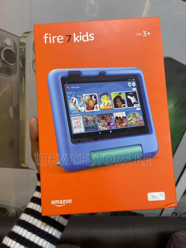 New Amazon Fire 7 Kids Edition 2022 16 GB Blue - main view