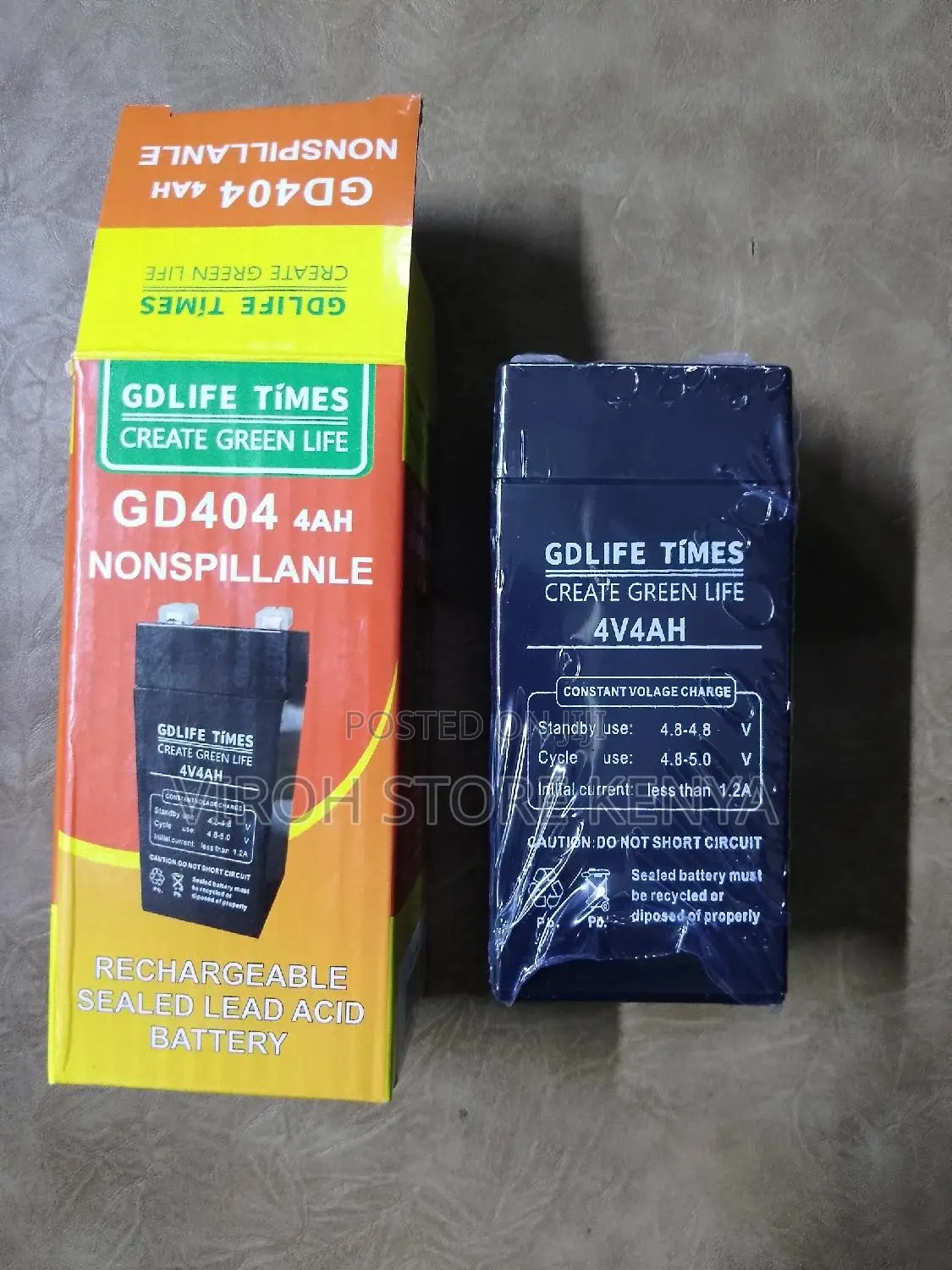 GDLITE Battery 4V 4ah Rechargeable Battery