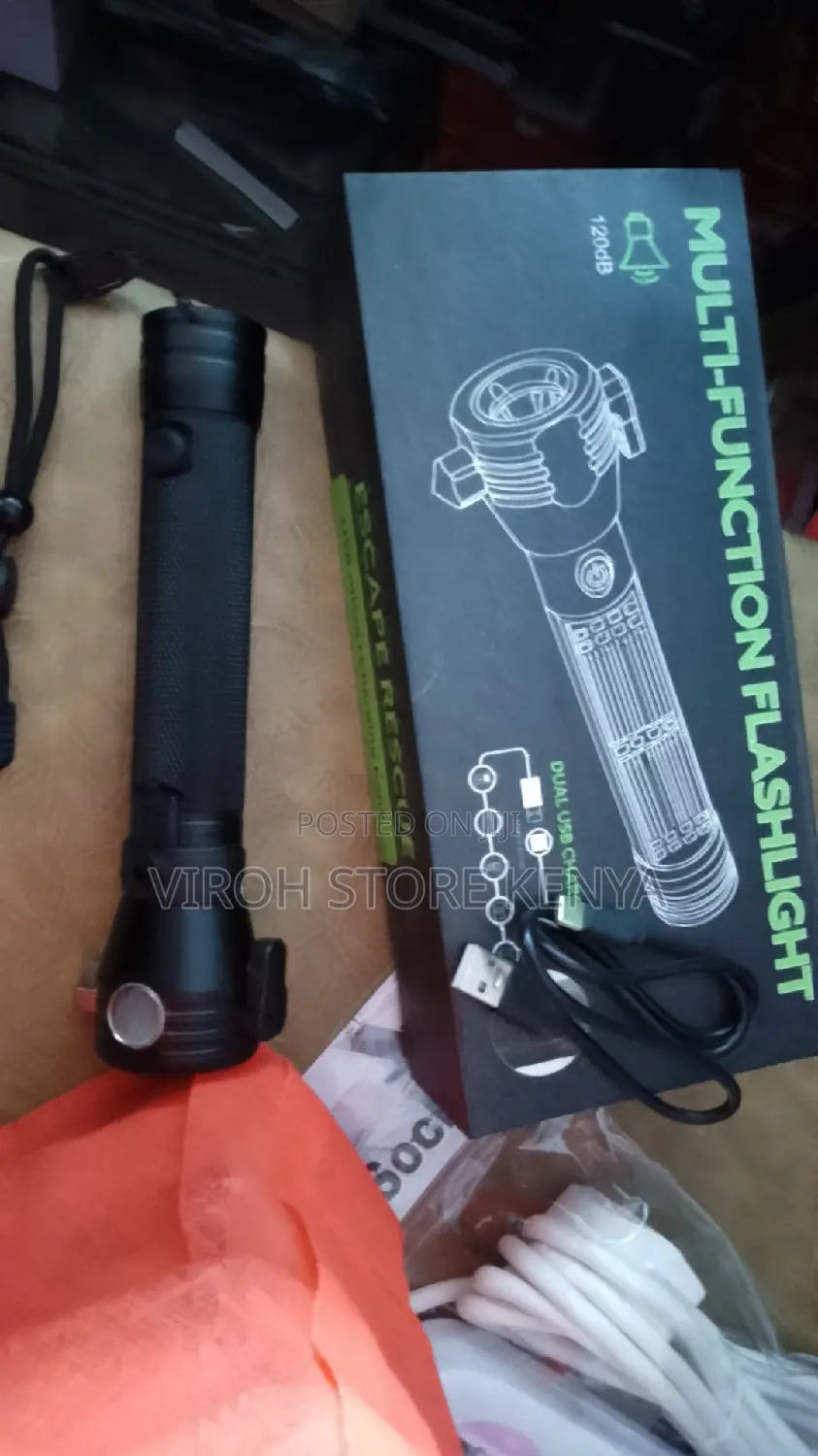 Car Torch Multipurpose Rechargeable Torch for Car - Drivers