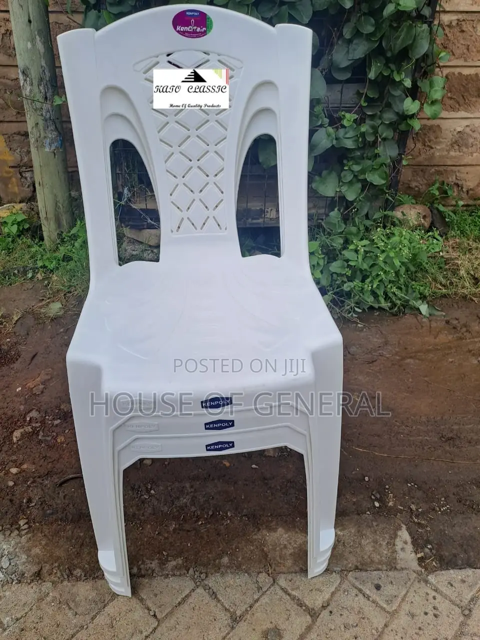 Armless Kenpoly Plastic Chair