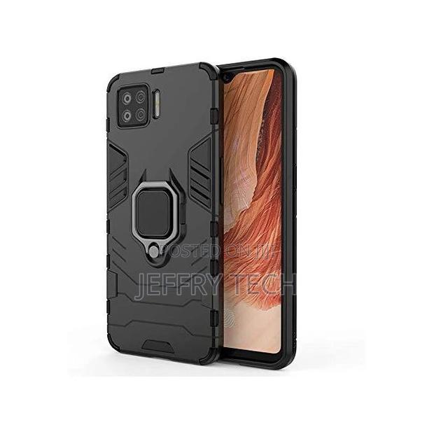 AESTMO Back Cover for Oppo A73 5G (Black, Rugged Armor, Pac