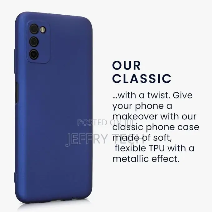 Newlike Back Cover for Samsung Galaxy A03s Pudding Matte Cas