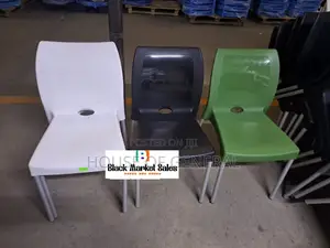 Strong Plastic Chair With Metal Legs