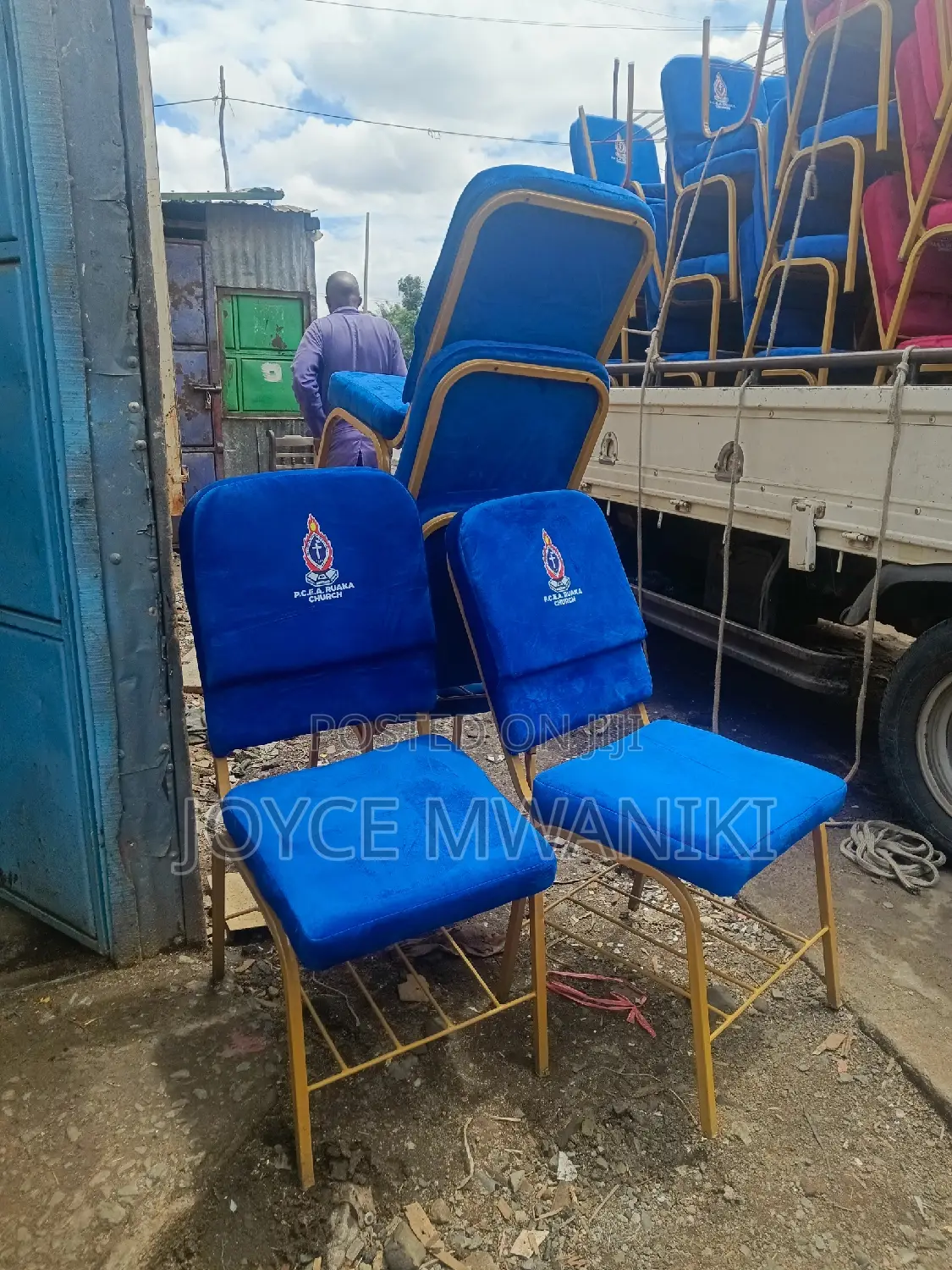 Church Chairs, With Logo 