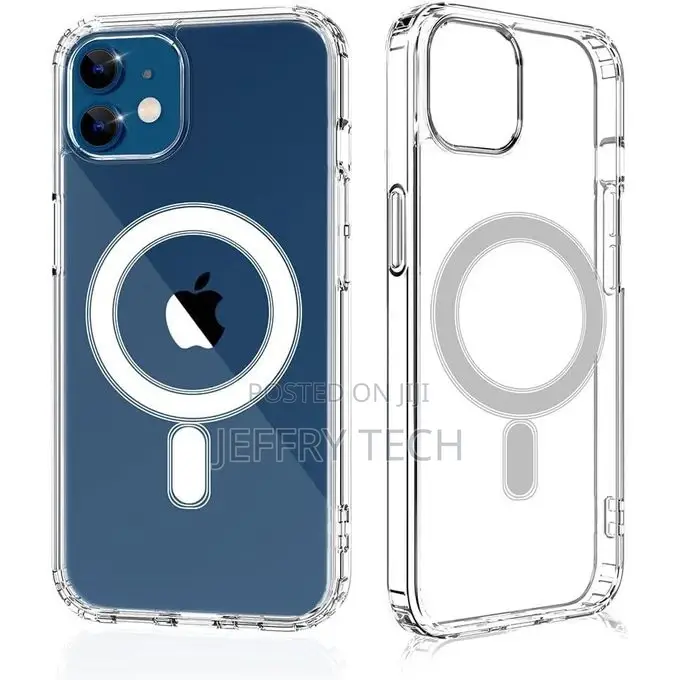 PRH Back Cover for iPhone 12 Pro (Transparent, Magnetic Cas