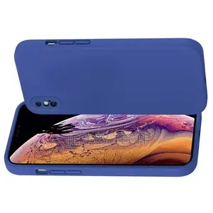 Pikkme Back Cover for Apple iPhone XS Max (Blue, Grip Case,