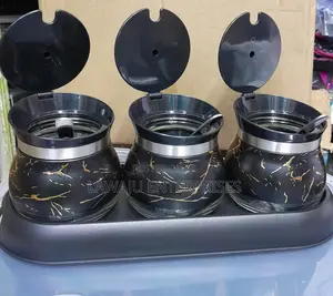 3 in 1 Black Condiments